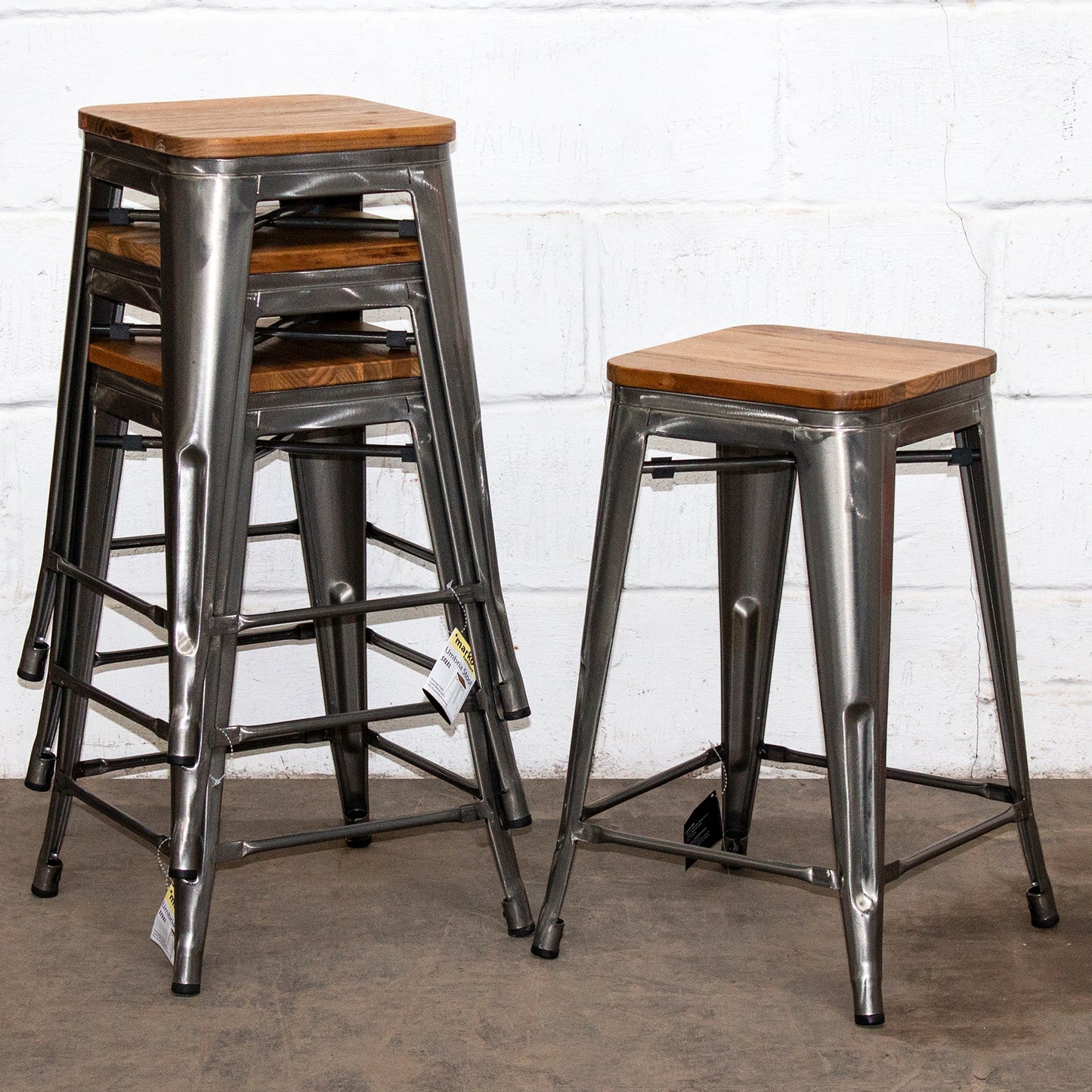 Umbria Bar Stool - Steel