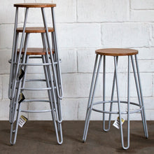 Marsala Bar Stool - Pale Grey