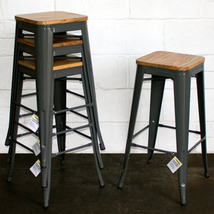 Firenze Bar Stool - Graphite Grey