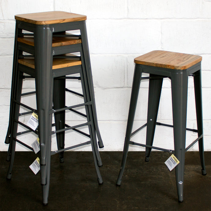 Firenze Bar Stool - Graphite Grey