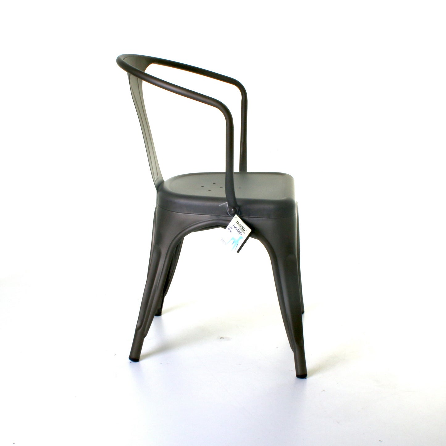 Forli Chair - Gun Metal