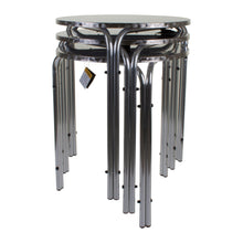 Havana 70cm Round Stacking Chrome Bistro Table