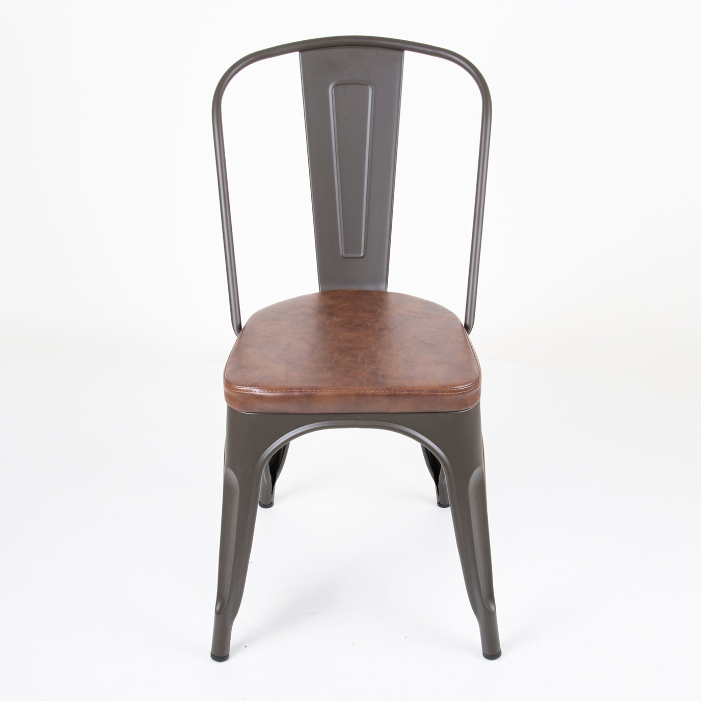 Set of 4 Rustic Cushioned Chair