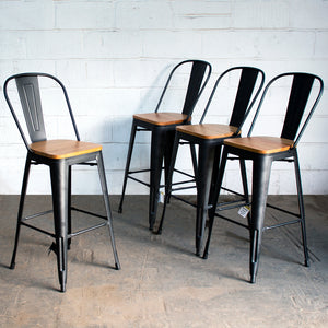 Soranzo Bar Stool - Onyx Matt Black