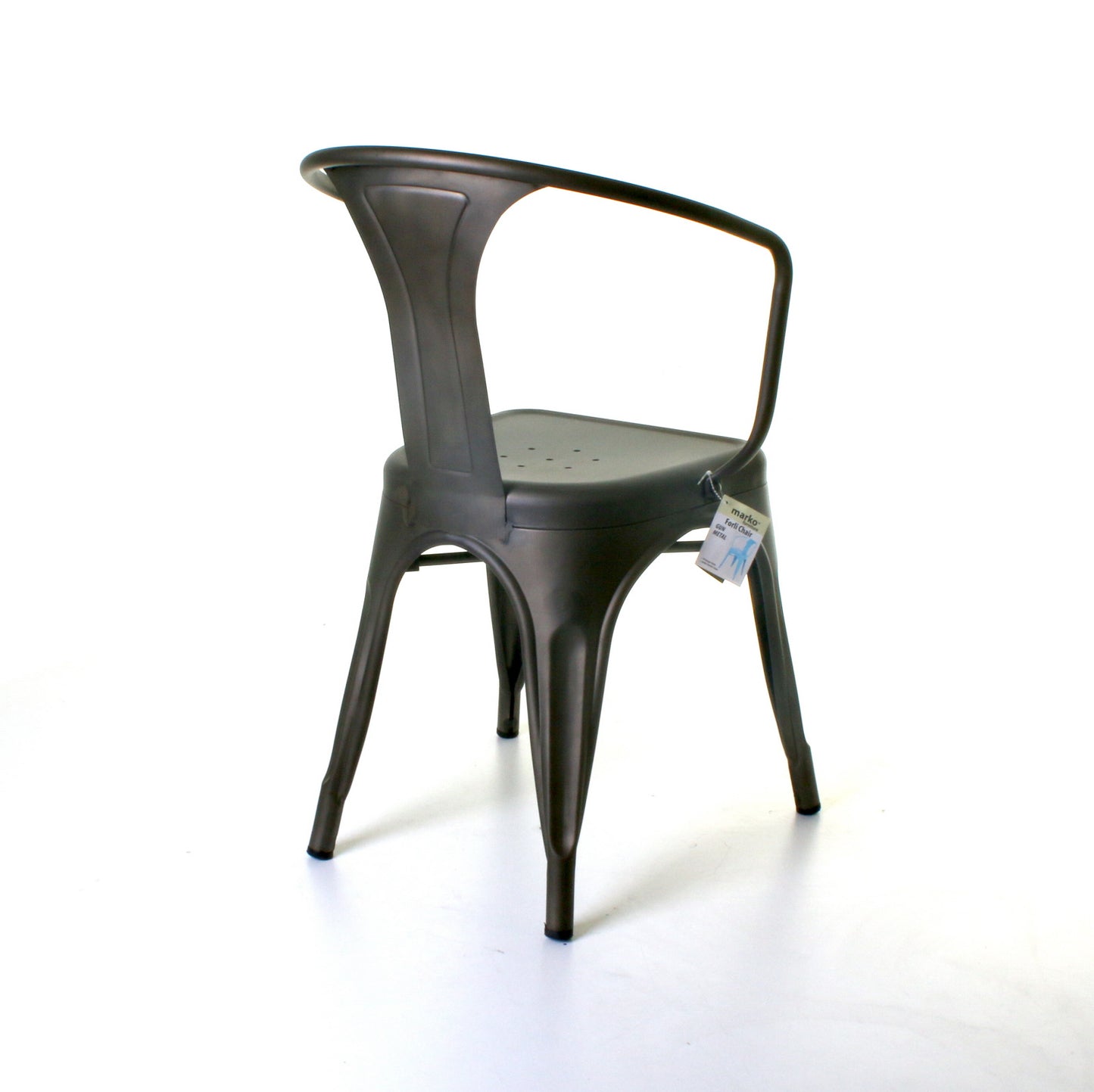 Forli Chair - Gun Metal