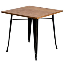 5PC Enna Table & Florence Chair Set - Black