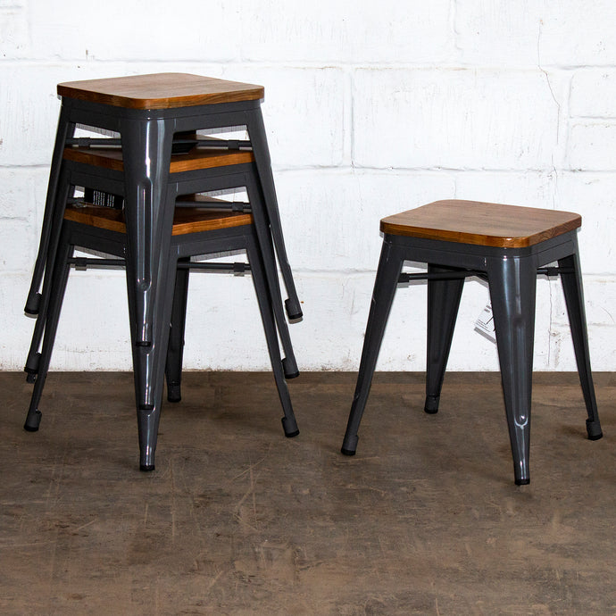 Rho Bar Stool - Graphite Grey