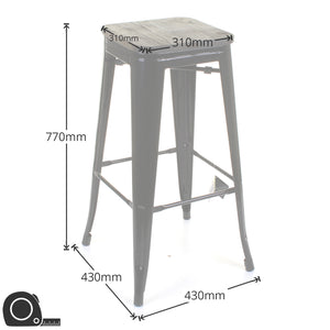Empoli Stools - Black
