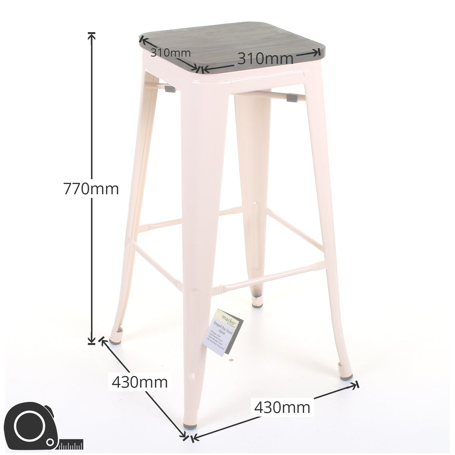 Empoli Stools - Cream