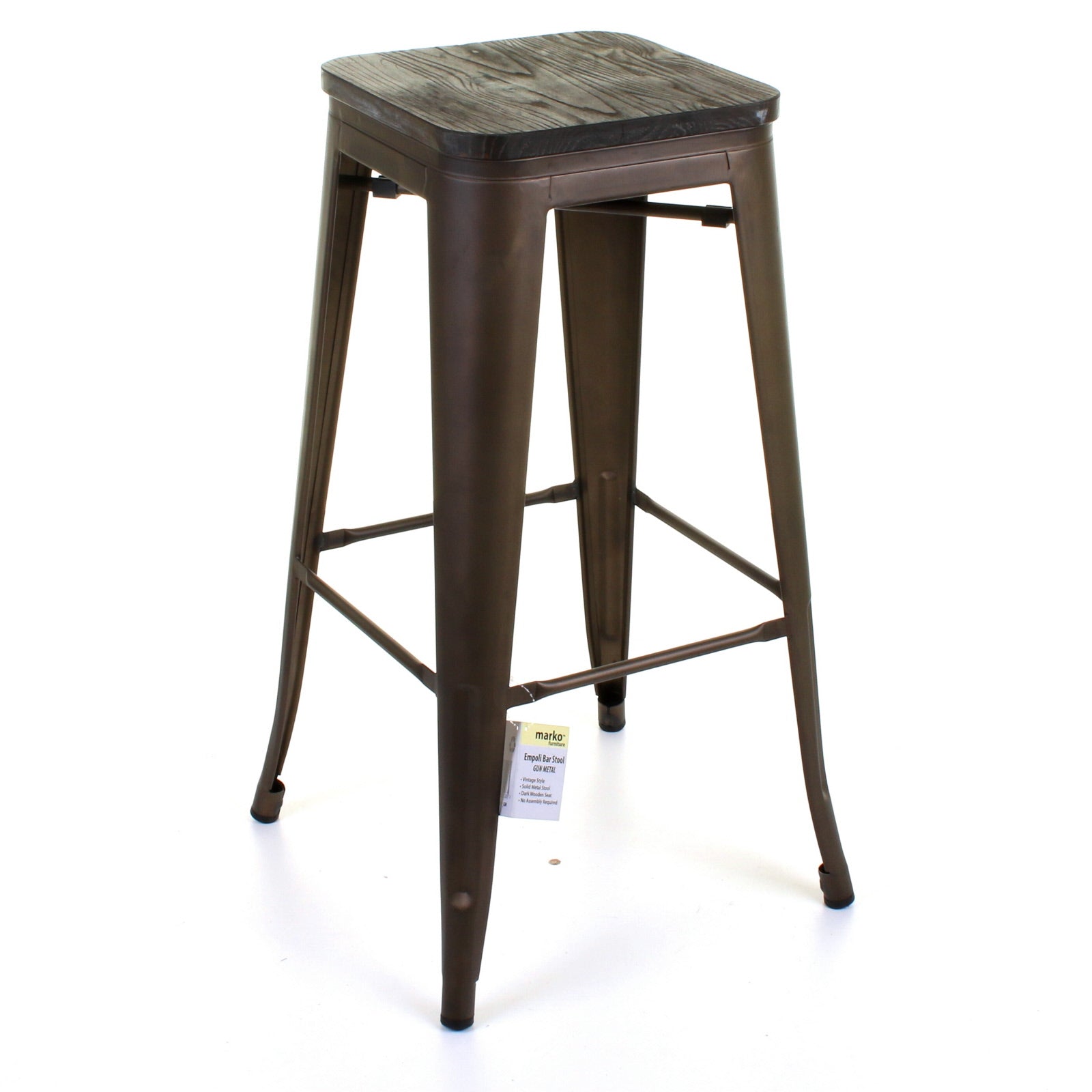Empoli Stools - Gun Metal Grey