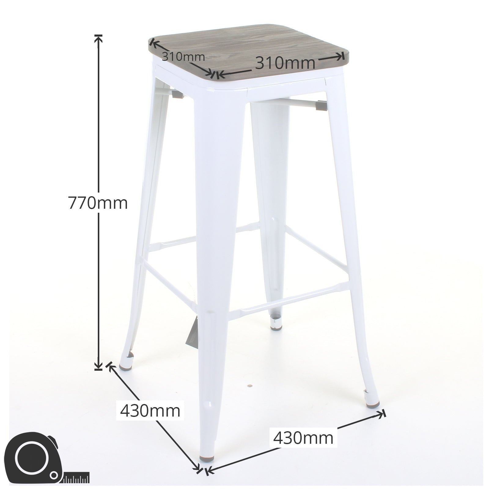 Firenze Stools - White