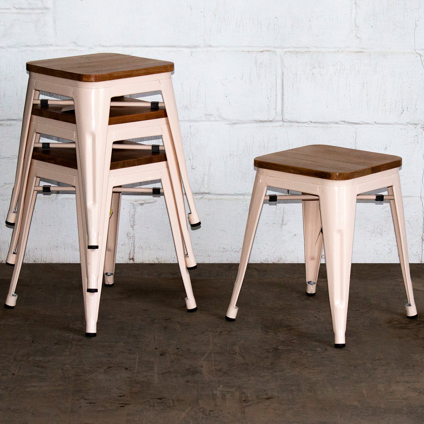 Rho Bar Stool - Cream