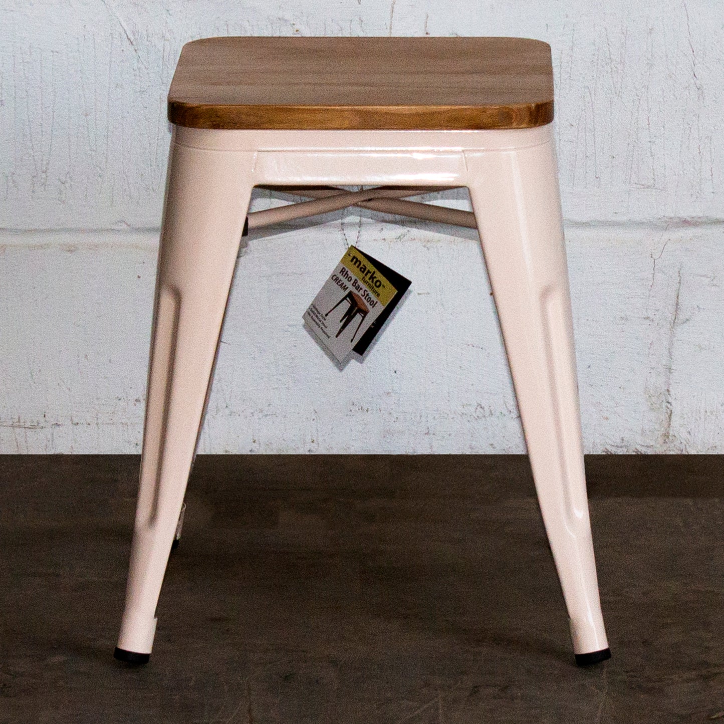 Rho Bar Stool - Cream