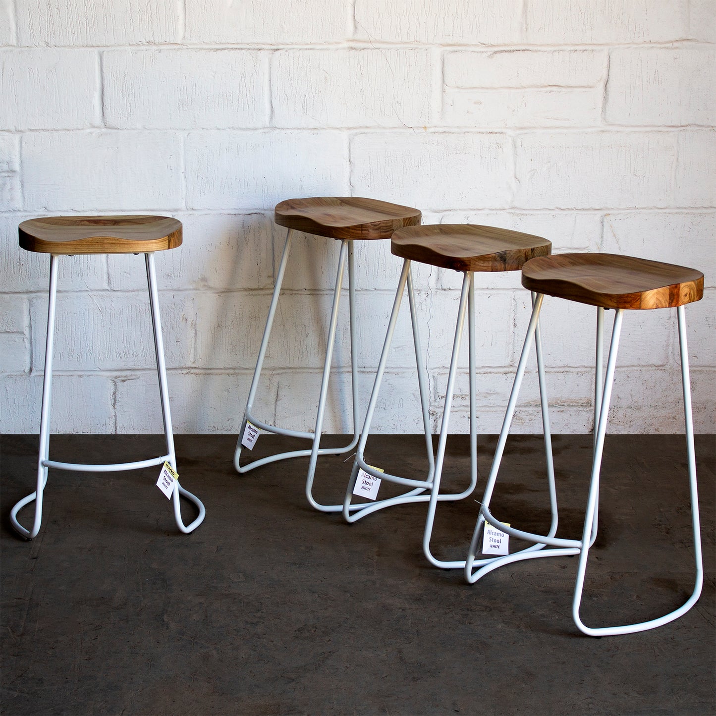 Alcamo Stool - White