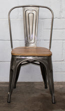 7PC Taranto Table, 3 Palermo Chairs & 3 Rho Stools Set - Steel
