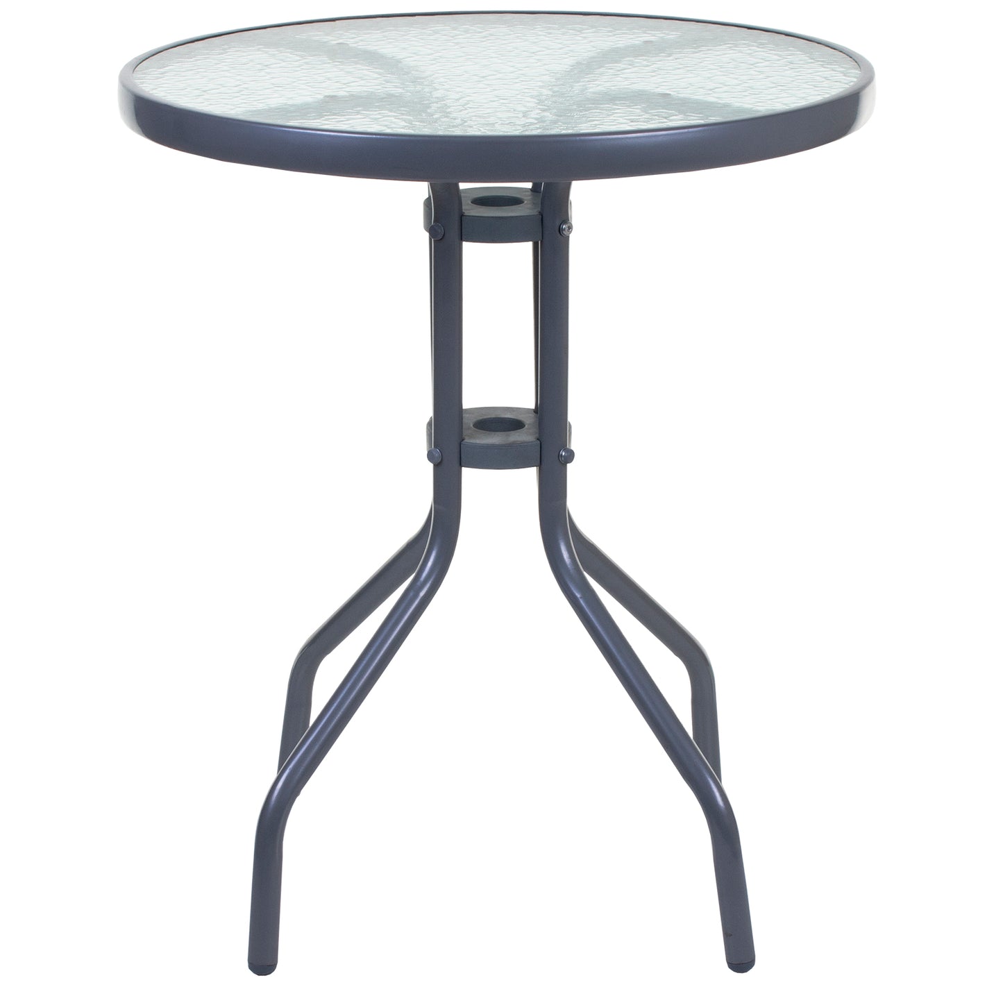 Silver Round Bistro Table