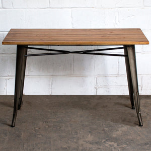 Prato Table - Gun Metal Grey