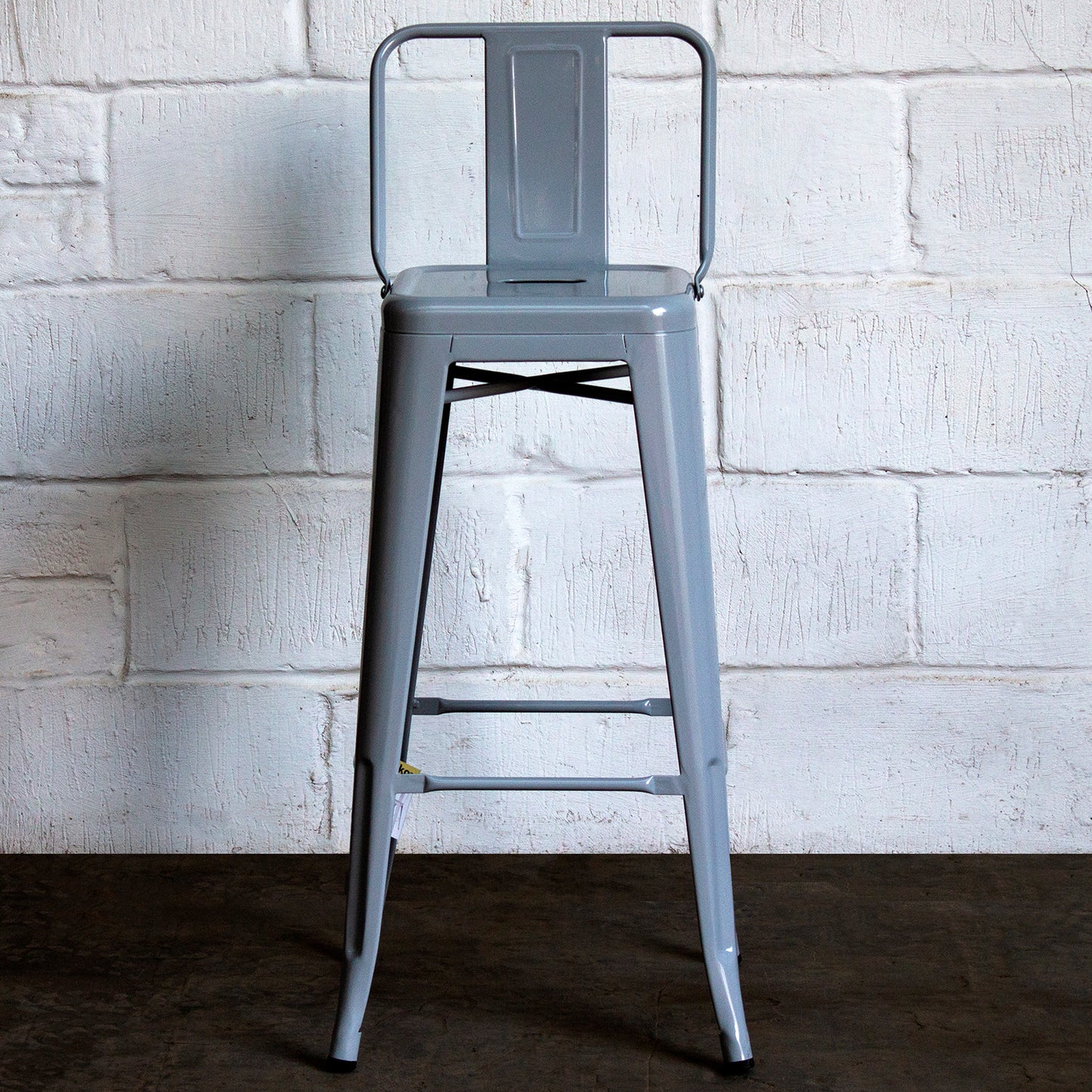 Naples Bar Stool - Pale Grey