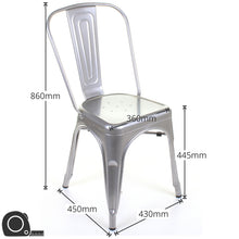 5PC Belvedere Table & Siena Chair Set - Steel