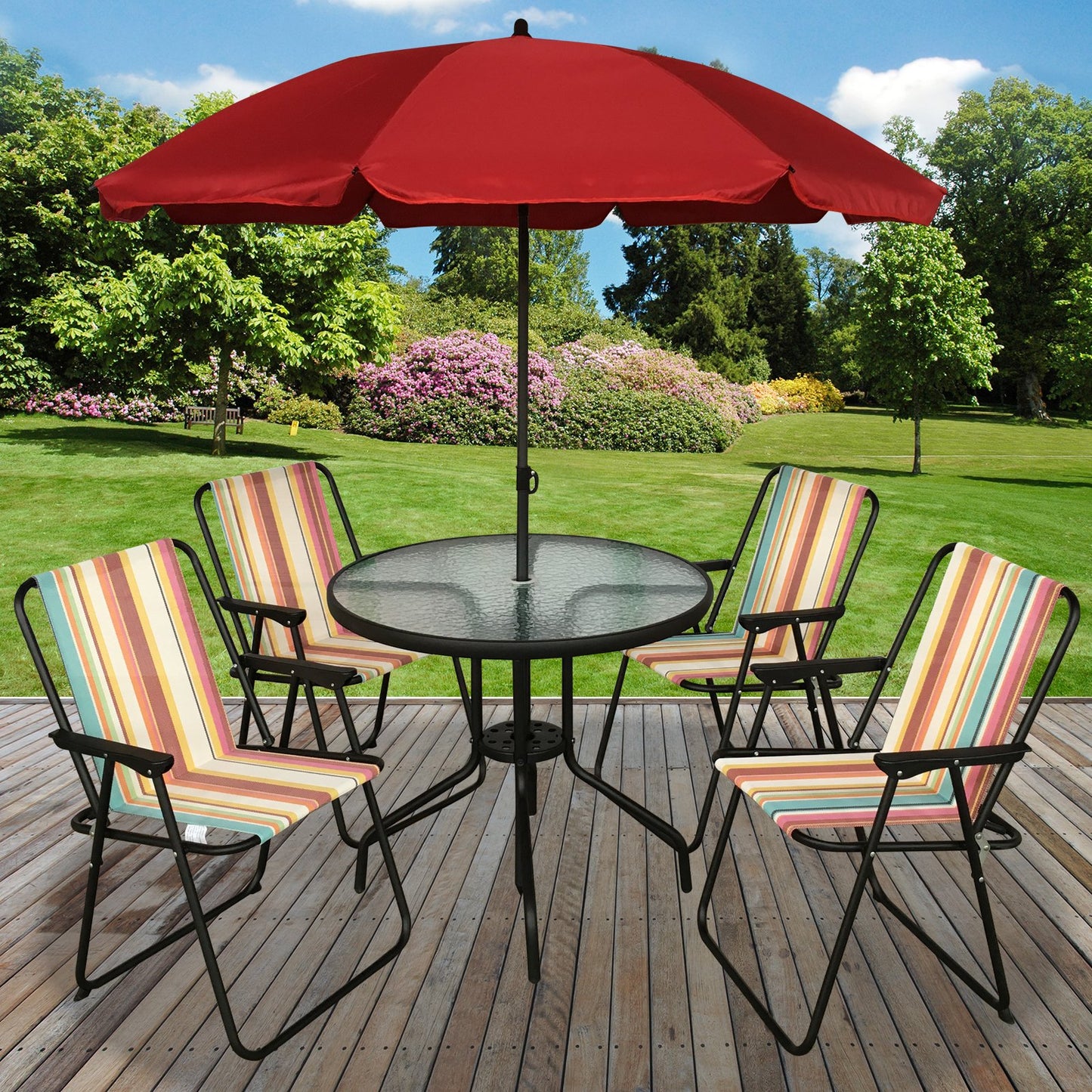 Banús 6PC Furniture Set - Striped