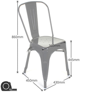 9PC Taranto Table, 5 Siena Chairs & 3 Castel Stools Set - White