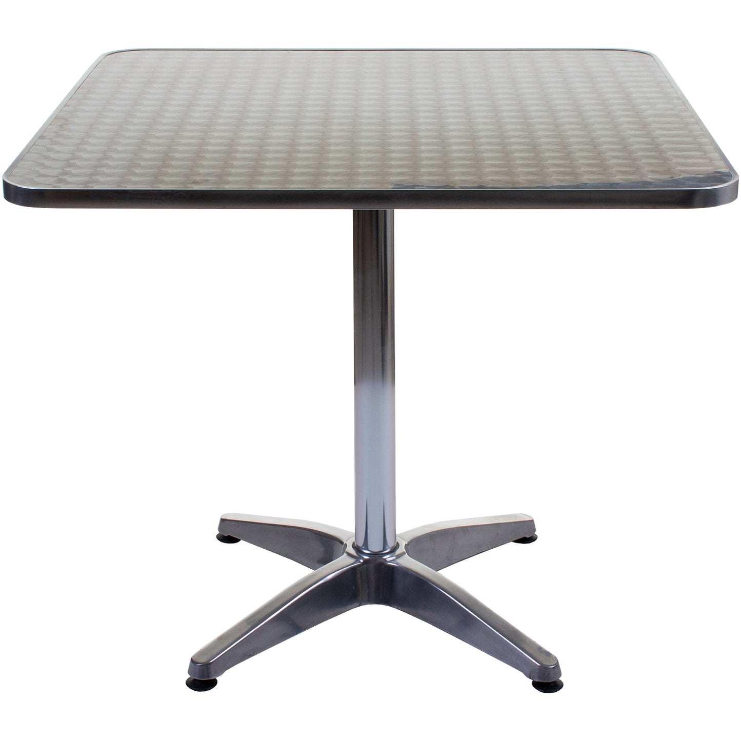 Fajardo Square Chrome Table