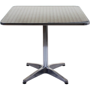 Fajardo Square Chrome Table