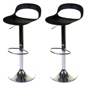 Foggia Bar Stool - Black - Set of 2