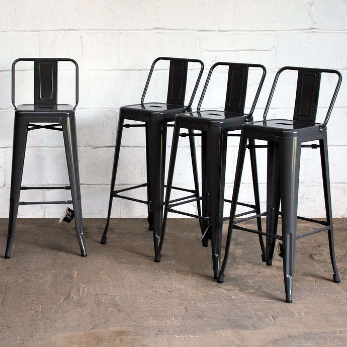 Naples Bar Stool - Graphite Grey