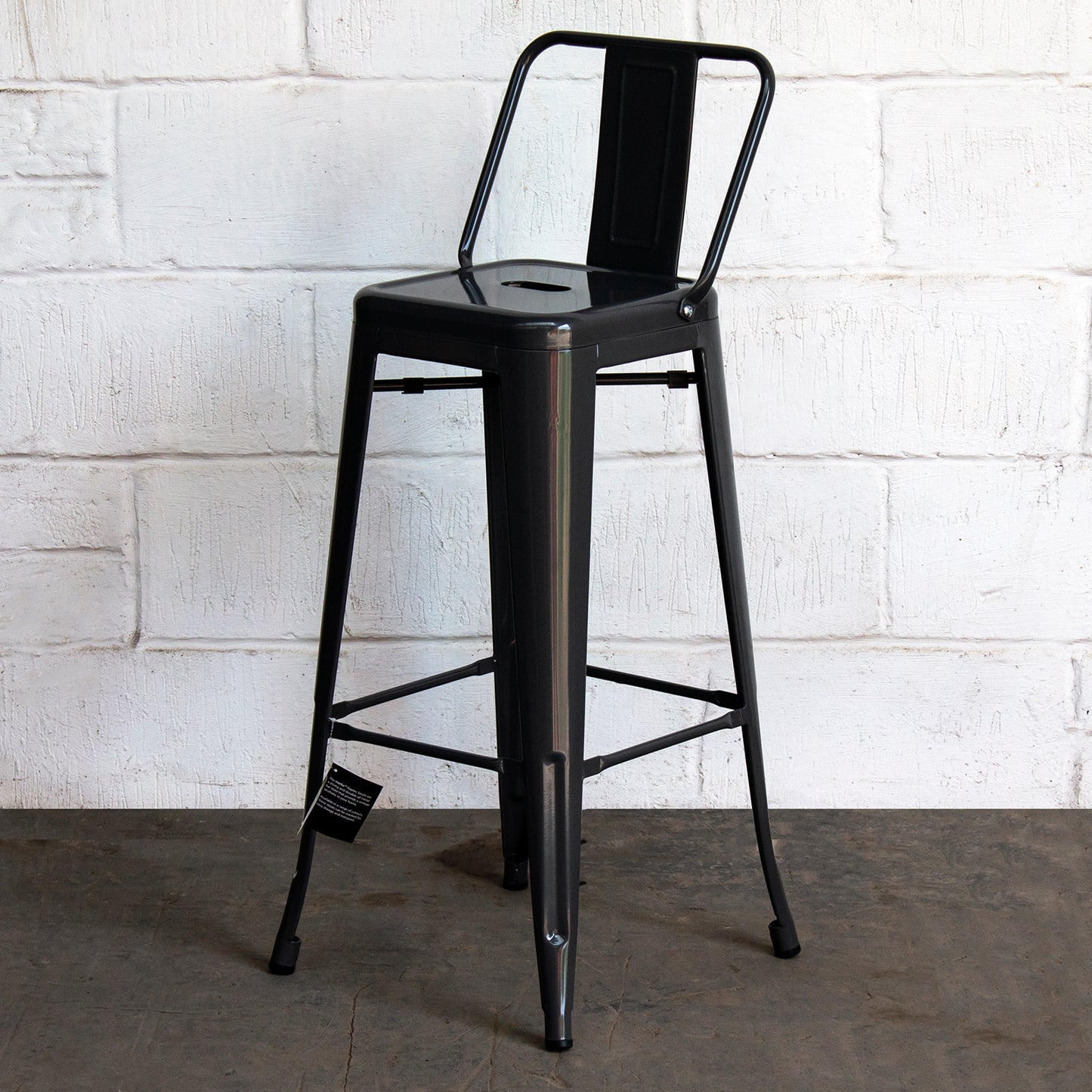 Naples Bar Stool - Graphite Grey