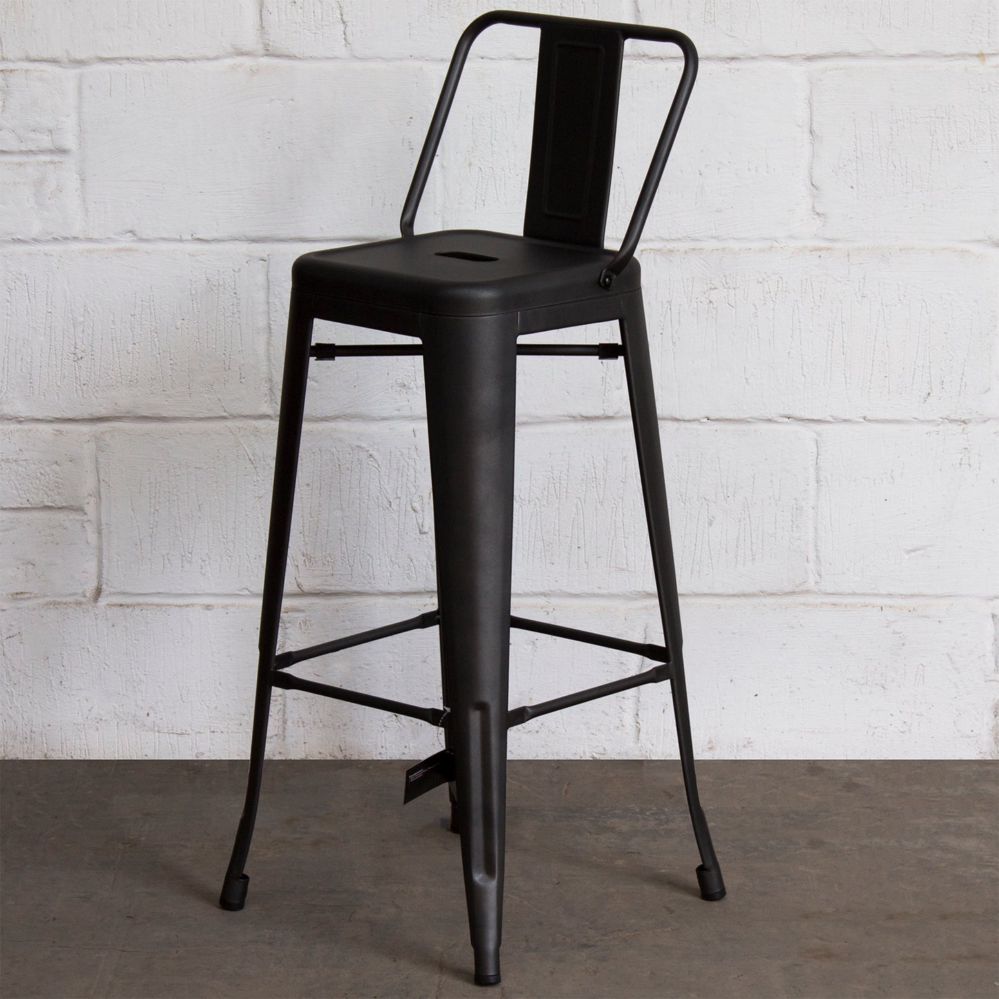 Naples Bar Stool - Onyx Matt Black