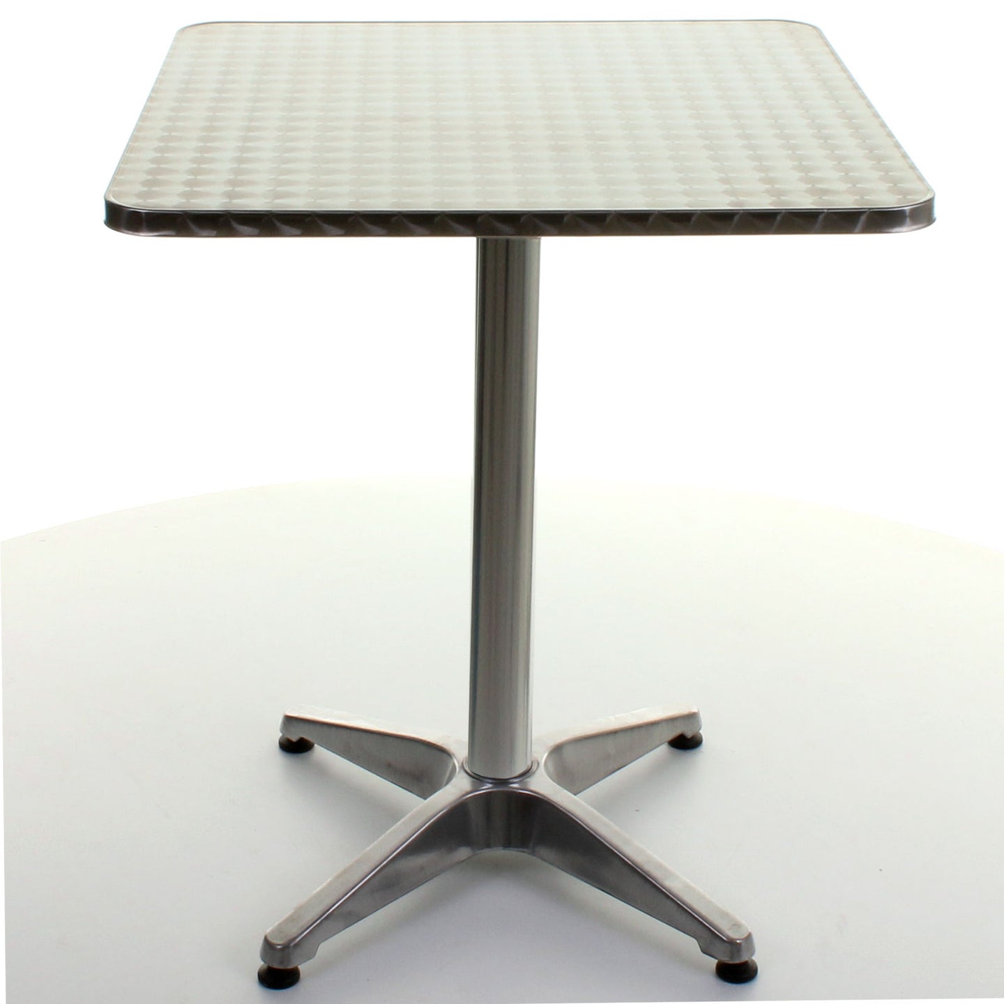 Square Chrome Bistro Table