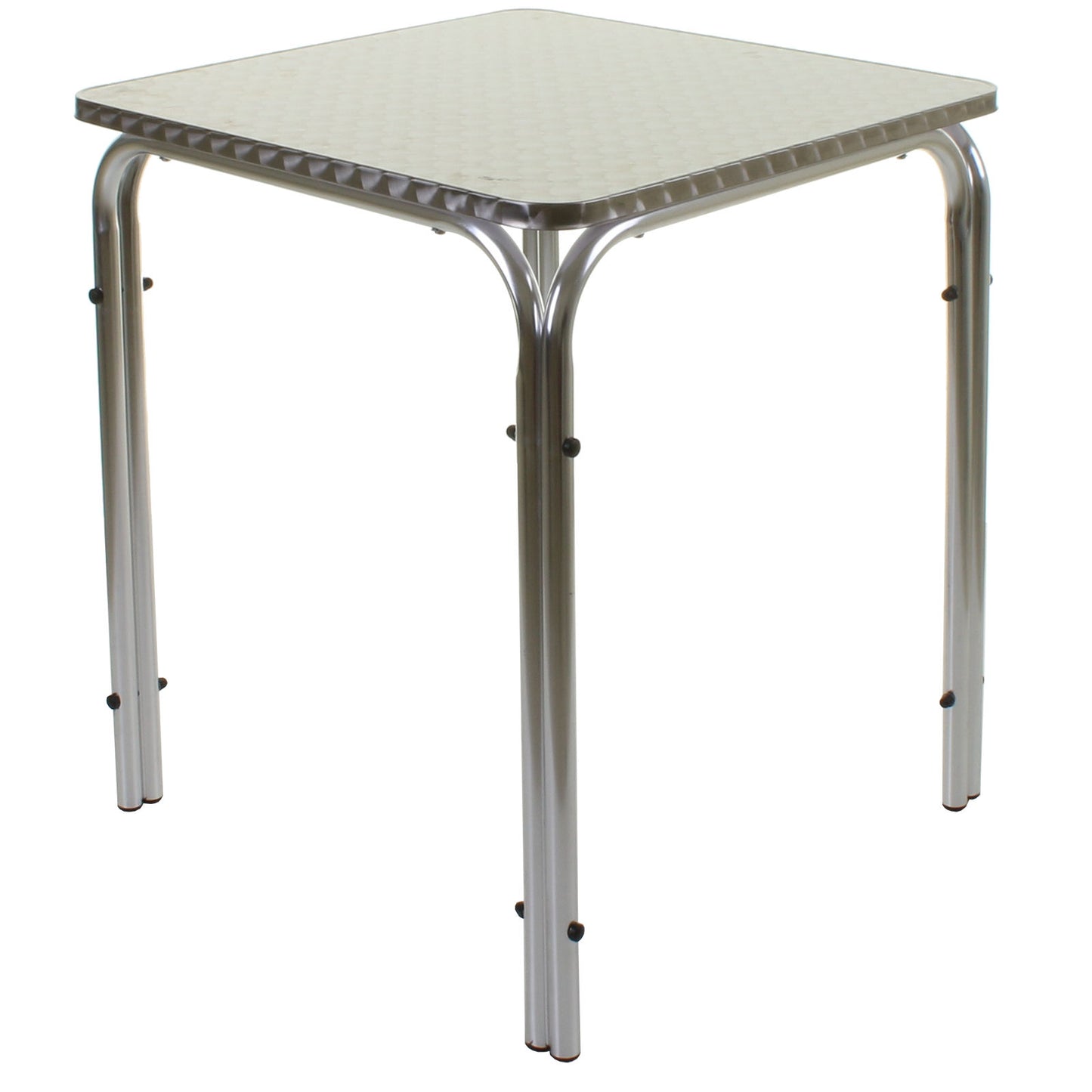 Square Stacking Chrome Bistro Table