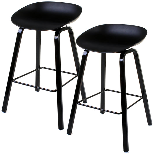 Cremona Bar Stool - Black - Set of 2