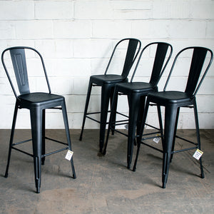 Pascale Bar Stool - Onyx Matt Black