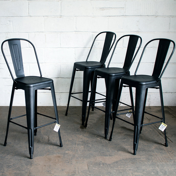 Pascale Bar Stool - Onyx Matt Black
