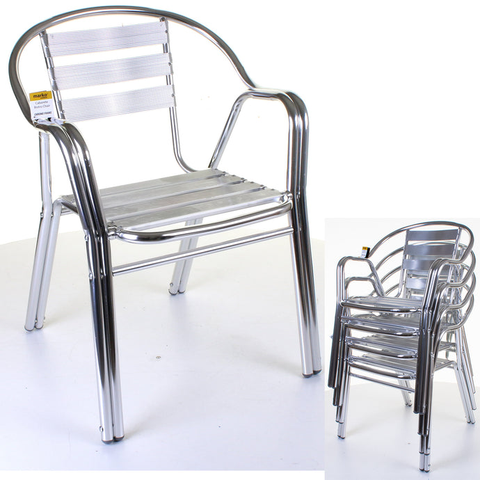 Cabarete Bistro Chair - Chrome