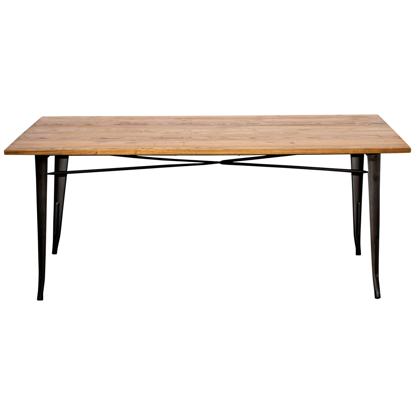 9PC Taranto Table, 2 Florence & 6 Palermo Chairs Set - Gun Metal Grey