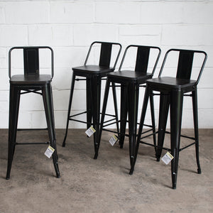 Milan Bar Stool - Black