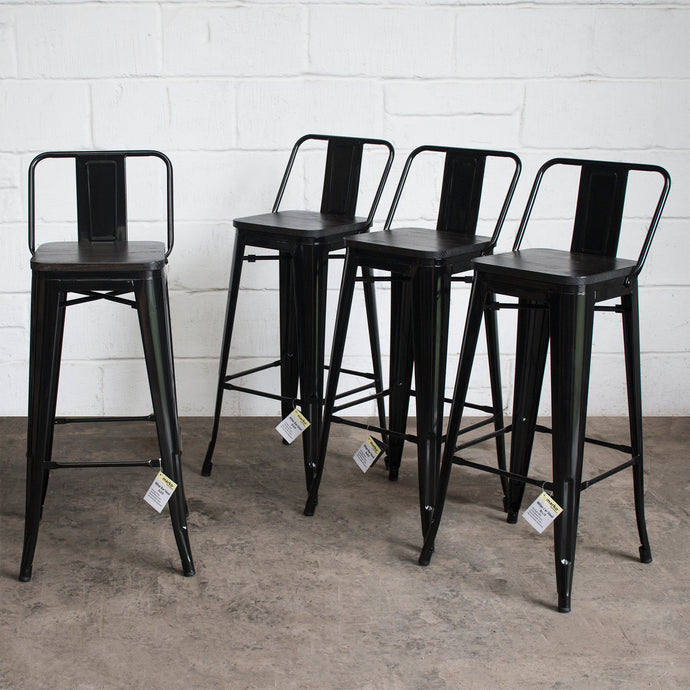 Milan Bar Stool - Black
