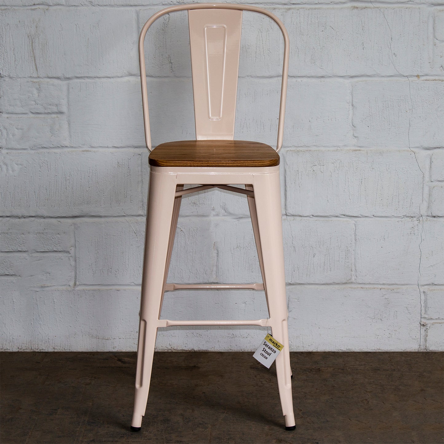 Soranzo Bar Stool - Cream