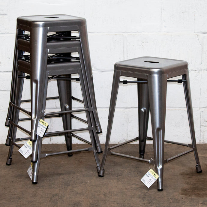 Terni Bar Stool - Silver