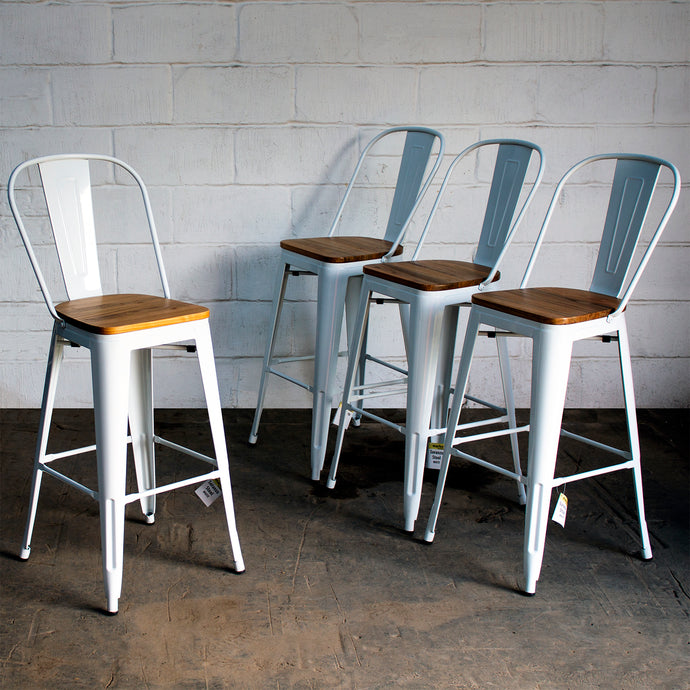 Soranzo Bar Stool - White