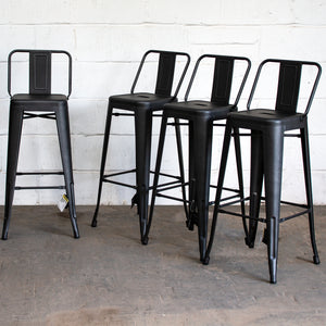Naples Bar Stool - Onyx Matt Black