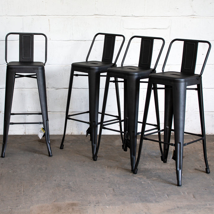 Naples Bar Stool - Onyx Matt Black