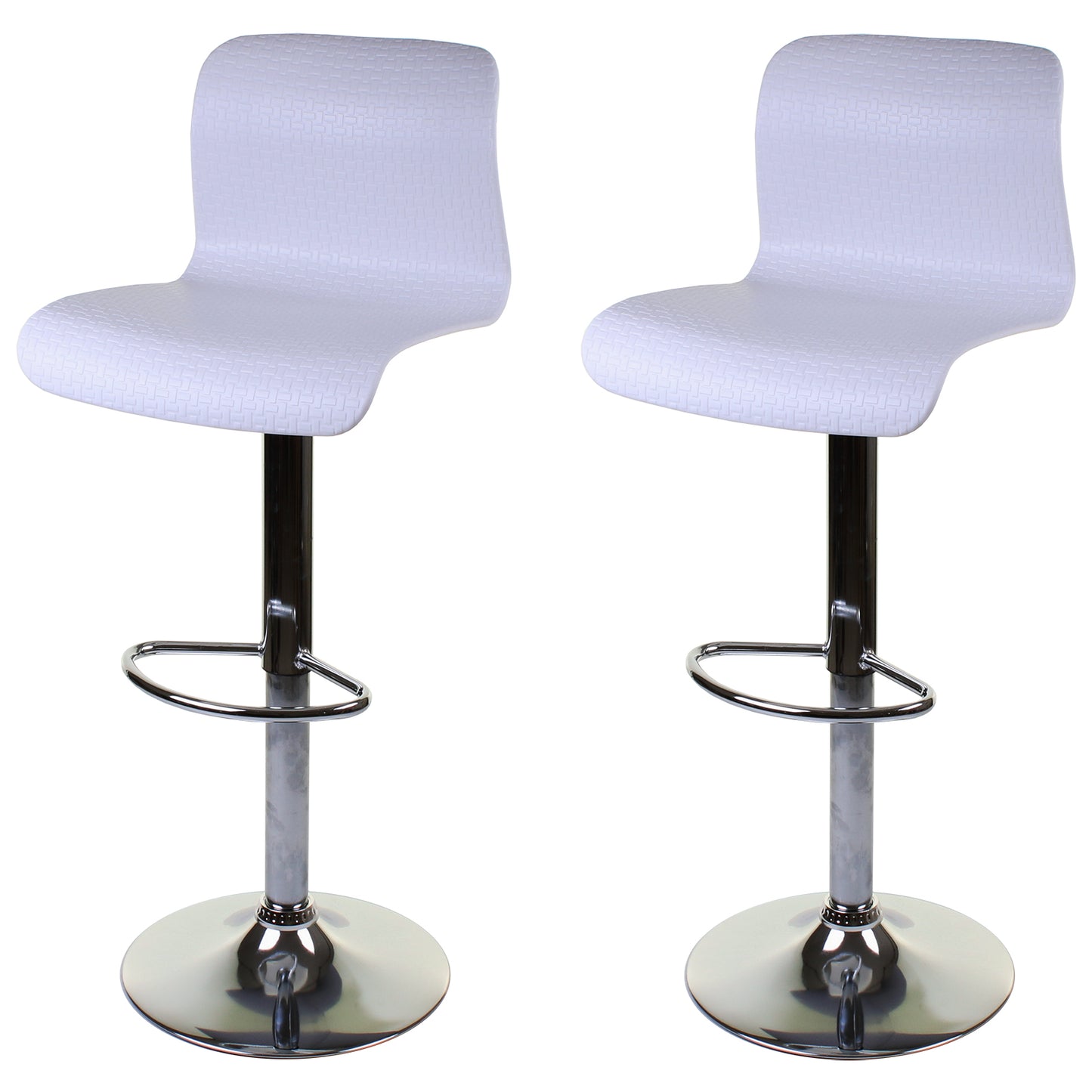 Genoa Bar Stool - White - Set of 2