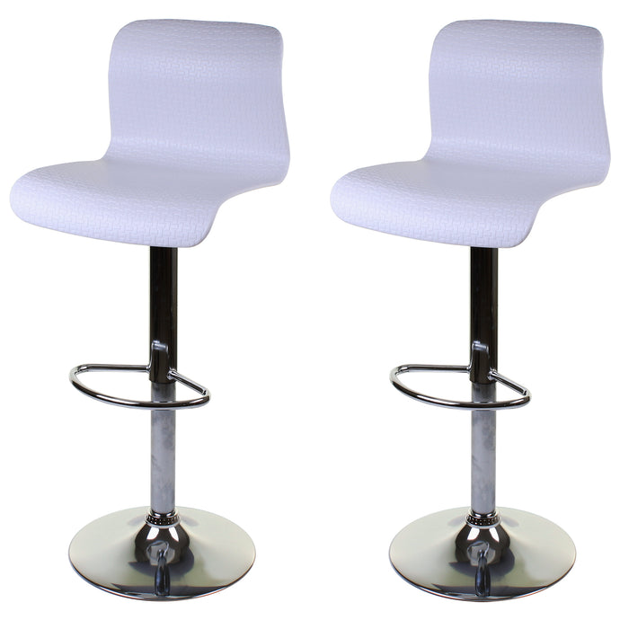 Genoa Bar Stool - White - Set of 2