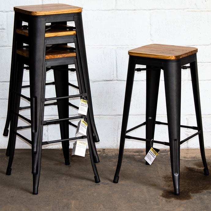 Firenze Bar Stool - Onyx Matt Black