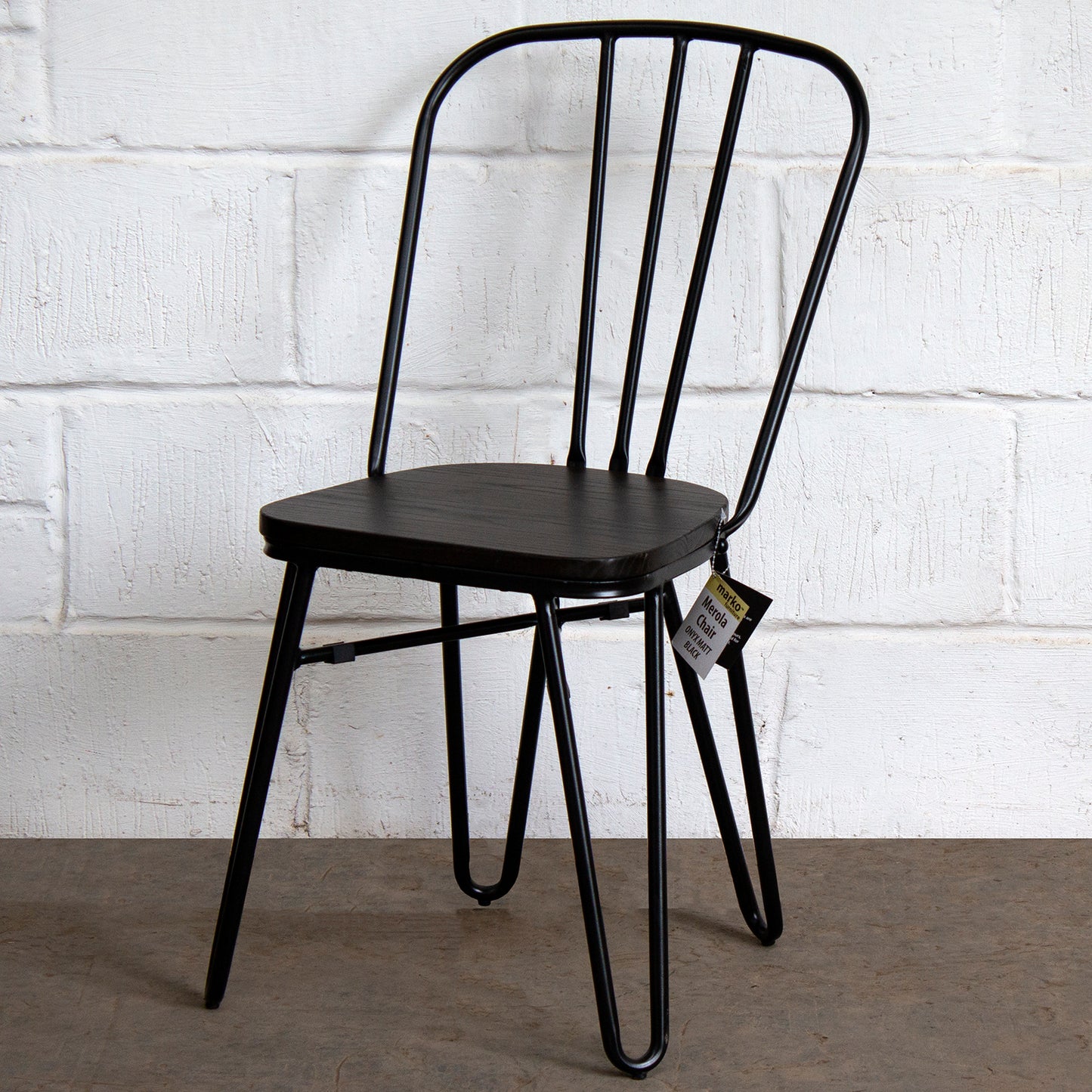 Merola Chairs - Matt Black