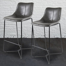 Pavia Bar Stool Grey - Set of 2
